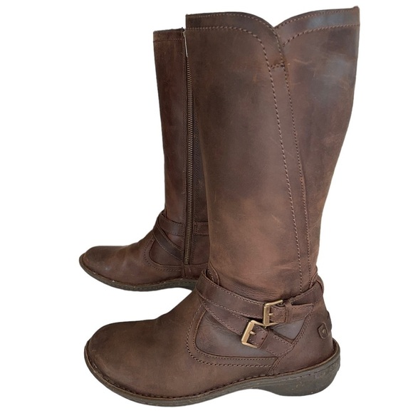 UGG Rosen Expresso Riding boot, round toe, mid- calf. Size 8 GUC with box - Picture 2 of 14